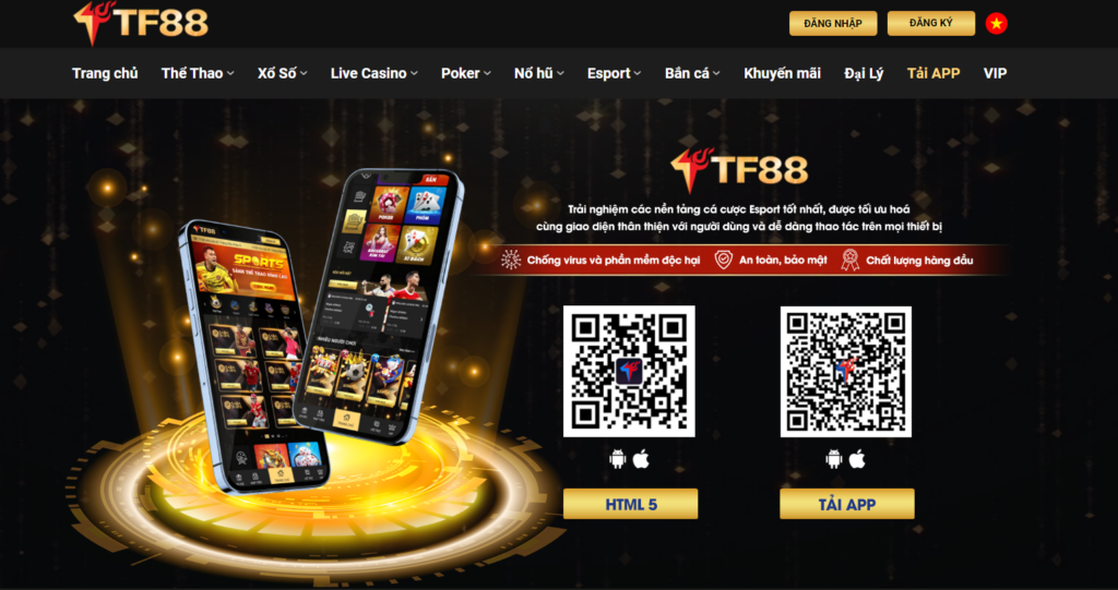 Hướng dẫn cách tải App TF88bet trên điện thoại iOS và Android nhanh chóng và đơn giản